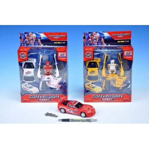 Transformer auto závodné, 15 cm, na batérie, so zvukom, so svetlom 00074006