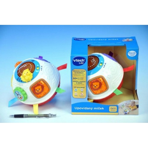 Ukecaný loptička Vtech pre najmenších, 15 cm, na batérie, so zvukom, so svetlom 14151528