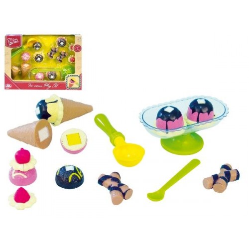 Sada zmrzlina s doplnkami, krájací, plast, 15ks 00622848