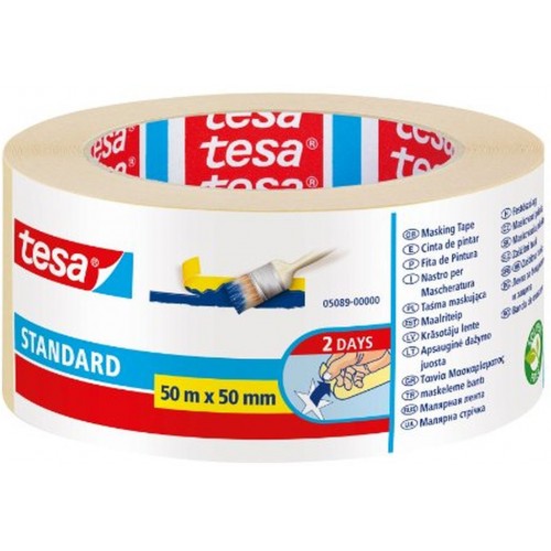 TESA Maskovacia páska STANDARD, odstrániteľná do 2 dní, 50m x 50mm 05089-00000-00 TESA Maskovacia páska STANDARD, odstrániteľná do 2 dní, 50m x 50mm 05089-00000-00