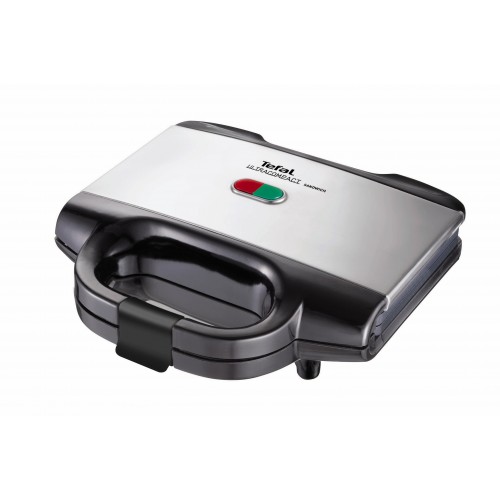 TEFAL Ultracompact inox sendvičovač chróm / čierna SM155233
