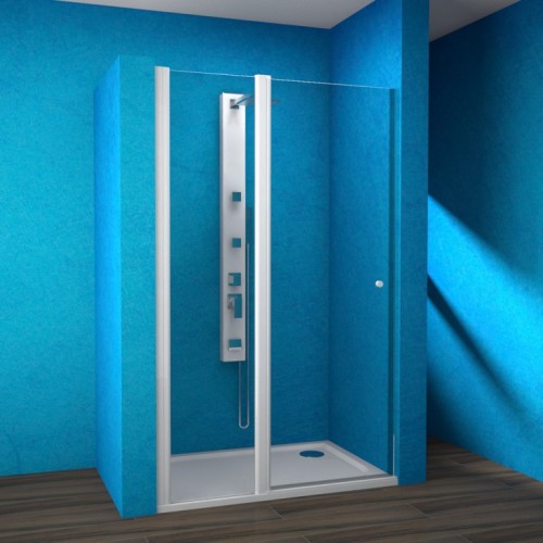TEIKO Emotion ESDKR 1-1 / 140 L Sprchové dvere 140x190cm, elox V336140L55T41002