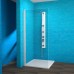 TEIKO Emotion EBS 120 L Sprchová zástěna 120x190cm, leštěný hliník 003L