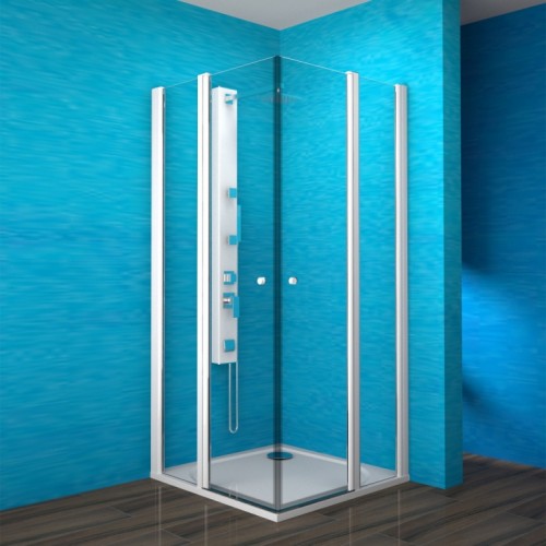 TEIKO Emotion ESKRH 2/90 Sprchový kout 90x90x190cm,elox V336090N55T12002