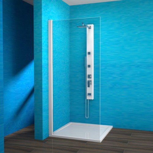 TEIKO Emotion EBS 90 L Sprchová zástena biela 90x190cm V336090L55T80001