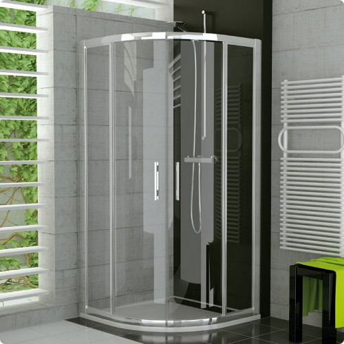 RONAL TER TOP-Line štvrťkruh 75-90cm, R50, biela / Durlux TER50SM10422