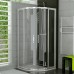 RONAL TER TOP-Line štvrťkruh 75-90cm, R50, biela / Durlux TER50SM10422