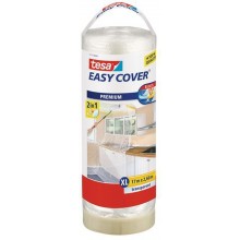 TESA Easy Cover zakrývacia fólia, maliarska páska a náplň 17m x 2,6m 57117-00000-03