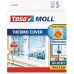 TESA MOLL Thermo Cover, transparentné fólie na rám okna, priehľadná, 4m x 1,5m 05432-00000