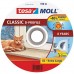 TESA MOLL Gumové tesnenie, biele, na okná a dvere, D profil, bubon 100m 55706-00100-00