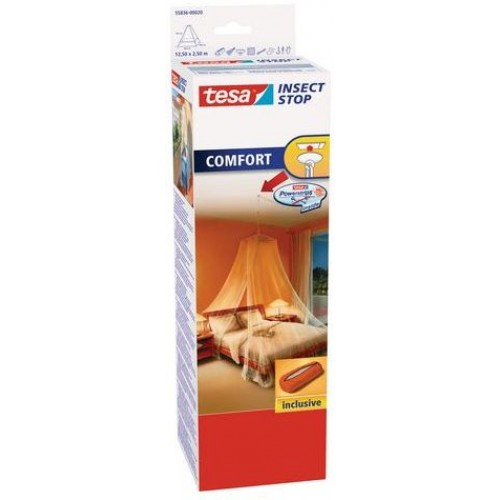 TESA Moskytiéra COMFORT s háčikom na strop, biela, 12,5m x 2,5m 55836-00020-00