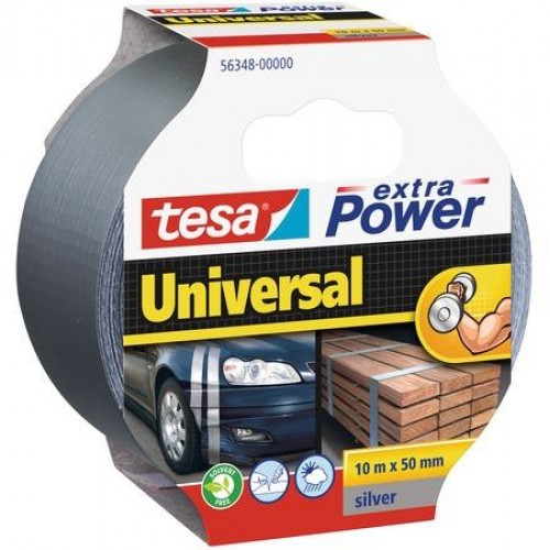 TESA Opravná páska Extra Power Universal, textilné, silne lepivá, strieborná, 10m x 50mm TESA Opravná páska Extra Power Universal, textilné, silne lepivá, strieborná, 10m x 50mm