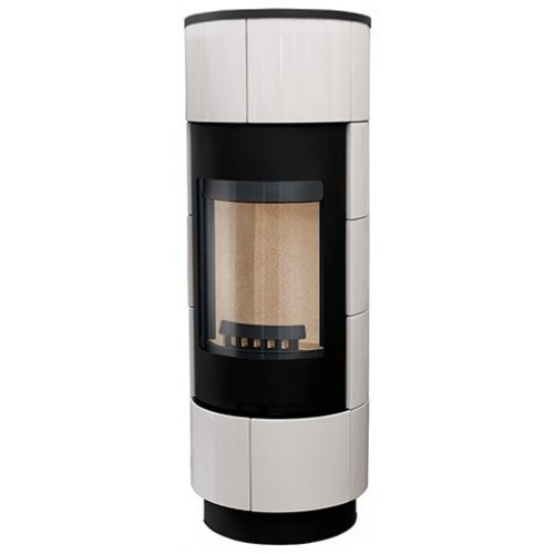 THORMA CADIZ Krbové kachle čierna / keramika slonová kosť