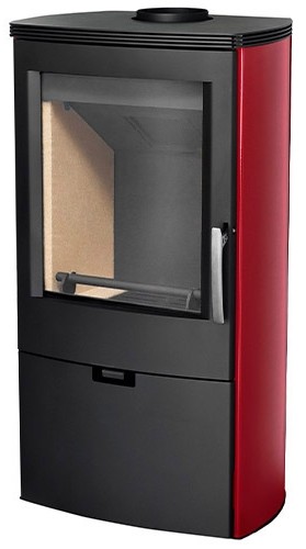 THORMA FALUN II Aqua Krbové kachle čierna / vínovočervená s výmenníkom THORMA FALUN II Aqua Krbové kachle čierna / vínovočervená s výmenníkom