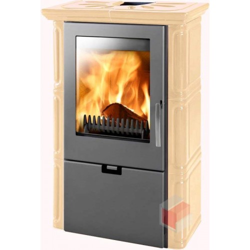 THORMA LANDSHUT II Krbové kachle čierna / TOP capuccino THORMA LANDSHUT II Krbové kachle čierna / TOP capuccino