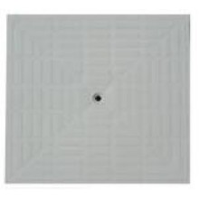 Poklop pochôdzny plast 400 x 400 šedý