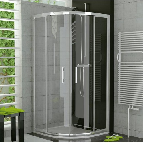 RONAL TOPR TOP-Line štvrťkruh 75-90cm, R50, biela / Durlux TOPR50SM10422