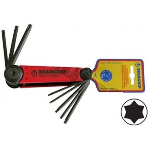 Beargrip Sada Torx kľúčov TX (B9 - 40), séria 2692, "FUTURO", 111-30530
