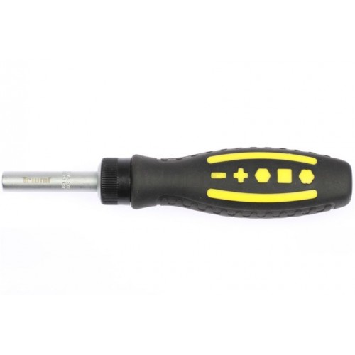 Skrutkovač pre 1/4" bity, dĺžka 190 mm, račňový, 100-02188