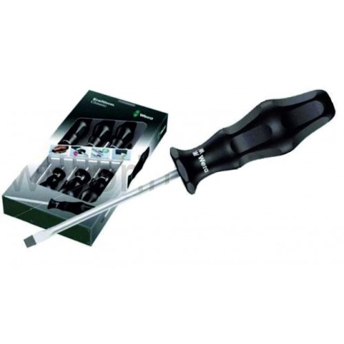 Skrutkovače ploché PL3-PL6,5, krížové PZ1-PZ2, Kraftform Classic. sada 6 dielov, 102-03128