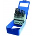 Vrtáky špirálové valcované HSS, priemer 1,0 - 13,0 mm, sada 25 dielov, 100-01084