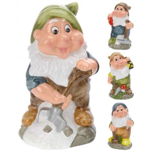 ProGarden Záhradný trpaslík 20 cm kamenina 4 designy KO-099000650 ProGarden Záhradný trpaslík 20 cm kamenina 4 designy KO-099000650