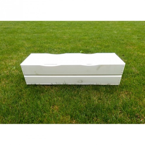 Hrantík drevený 64cm biely 48/11