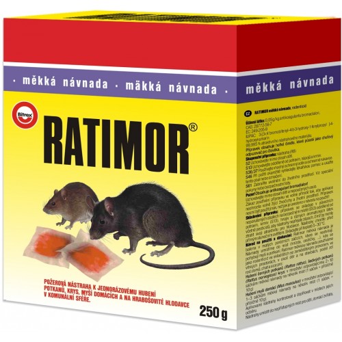 Unichem Ratimor mäkká návnada, jed 250g 50397UN Unichem Ratimor mäkká návnada, jed 250g 50397UN