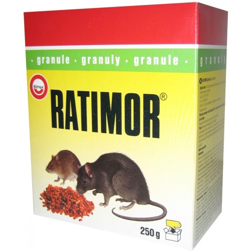 UNICHEM Ratimor návnada, jed, granule 250g UNICHEM Ratimor návnada, jed, granule 250g