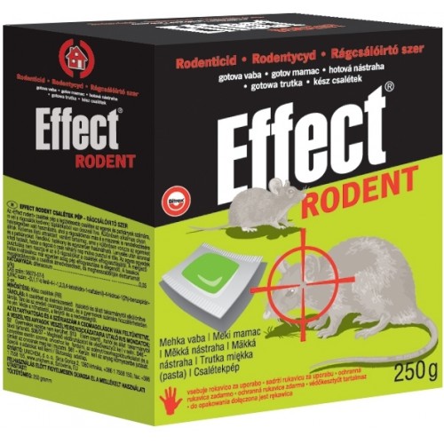 Unichem Effect Rodenta mäkká návnada 250g 51287UN Unichem Effect Rodenta mäkká návnada 250g 51287UN