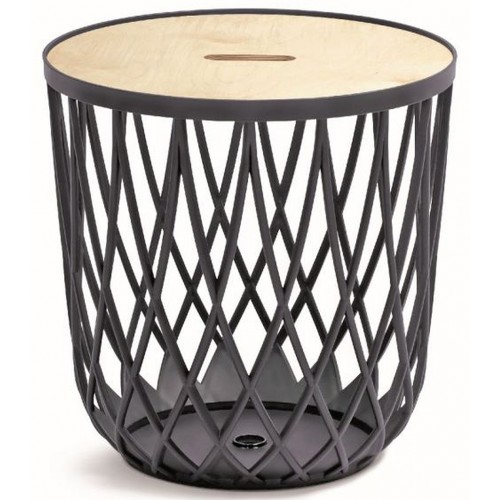 Prosperplast UNIQUBO Univerzálny kôš / stolík 48cm, 55l, antracit IKUB55T Prosperplast UNIQUBO Univerzálny kôš / stolík 48cm, 55l, antracit IKUB55T