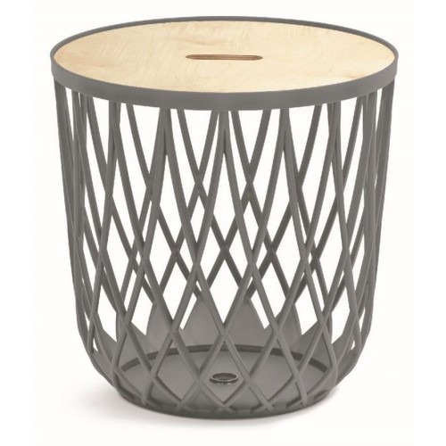 Prosperplast UNIQUBO Univerzálny kôš / stolík 48cm, 55l, šedý kameň IKUB55T Prosperplast UNIQUBO Univerzálny kôš / stolík 48cm, 55l, šedý kameň IKUB55T