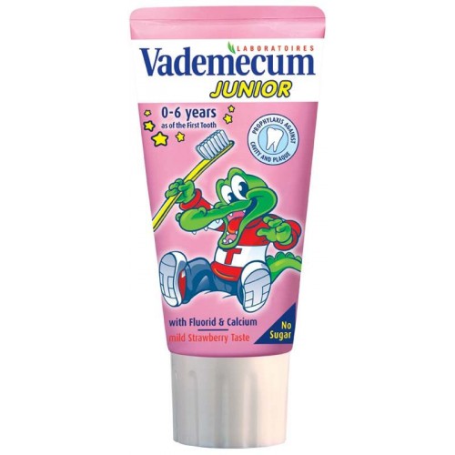 VADEMECUM Junior Zubná pasta jahoda 50 ml