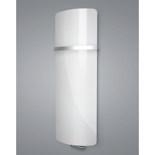 ISAN VARIANT GLASS sklenený designový radiátor 1810/620 pure white DGBG 1810 0620 S