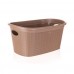 VETRO-PLUS RATTAN Kôš na čistú bielizeň 58x38x28cm 35 l, svetlo hnedý 55PRO175B