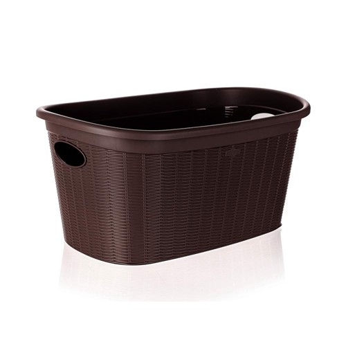 VETRO-PLUS RATTAN Kôš na čistú bielizeň 58x38x28cm 35 l, tmavo hnedý 55PRO175C VETRO-PLUS RATTAN Kôš na čistú bielizeň 58x38x28cm 35 l, tmavo hnedý 55PRO175C