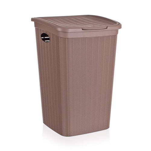 VETRO-PLUS RATTAN Kôš na špinavú bielizeň 37x38x54,5cm 50 l, svetlo hnedý 5530051