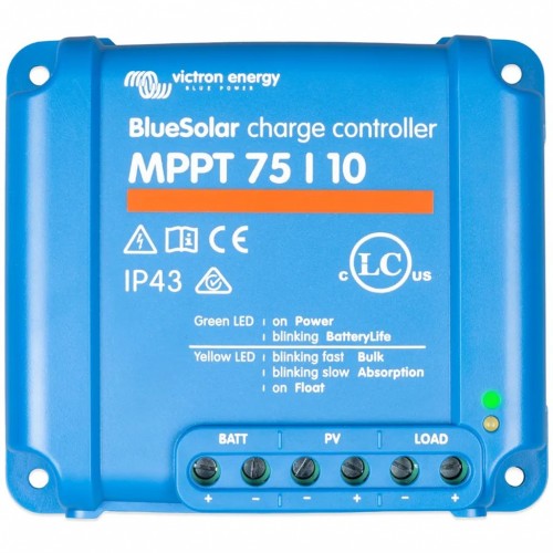 Victron Energy BlueSolar MPPT 75/10 Solárny regulátor (12/24V-10A) SCC010010050R Victron Energy BlueSolar MPPT 75/10 Solárny regulátor (12/24V-10A) SCC010010050R