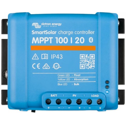 Victron Energy SmartSolar MPPT 100/20 Solárny regulátor (12/24/48V - 20A) SCC110020160R Victron Energy SmartSolar MPPT 100/20 Solárny regulátor (12/24/48V - 20A) SCC110020160R