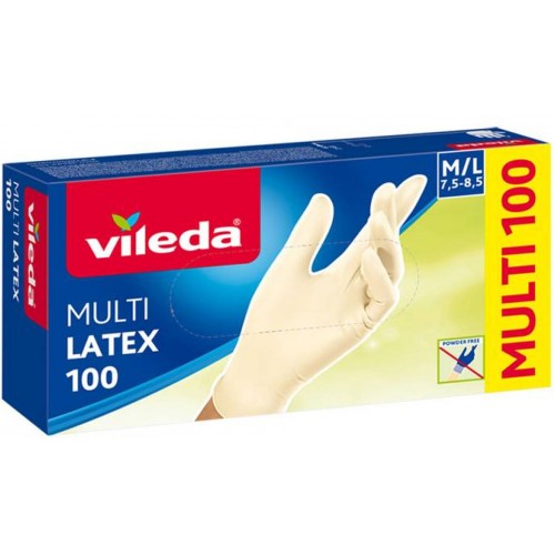 VILEDA Rukavice Multi Latex 100ks "M/L" 146088