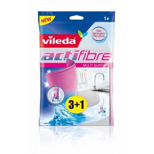 VILEDA Actifibre mikrohadřík 3 + 1 ks 150002