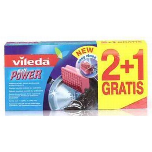 VILEDA Soft Power hubka 2 + 1 ks 142934 VILEDA Soft Power hubka 2 + 1 ks 142934