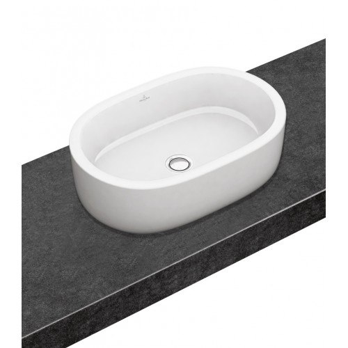 Villeroy & Boch architectura umývadlo na dosku 600x400mm, bieli Alpin 41266001