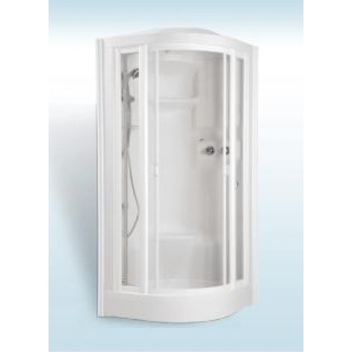 Teiko ECO Steam masážny parný box 94 x 94 x 221 cm, biela V271090N00T01031 Teiko ECO Steam masážny parný box 94 x 94 x 221 cm, biela V271090N00T01031