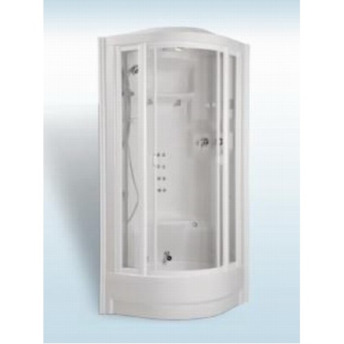 TEIKO ECO Integral masážny a parný box 94 x 94 x 236 cm, biela V271090N00T01071