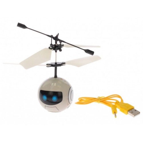 Vrtuľníková guľa / loptička 11cm reagujúce na pohyb ruky s USB pripojením