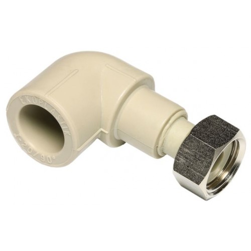 PPR koleno 90° s prevlečnou maticou 20 x 1/2", 60622012 PPR koleno 90° s prevlečnou maticou 20 x 1/2", 60622012