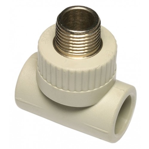 PPR T-kus s kovovým závitom vonkajším 32 x 3/4"x 32 mm, 6053234