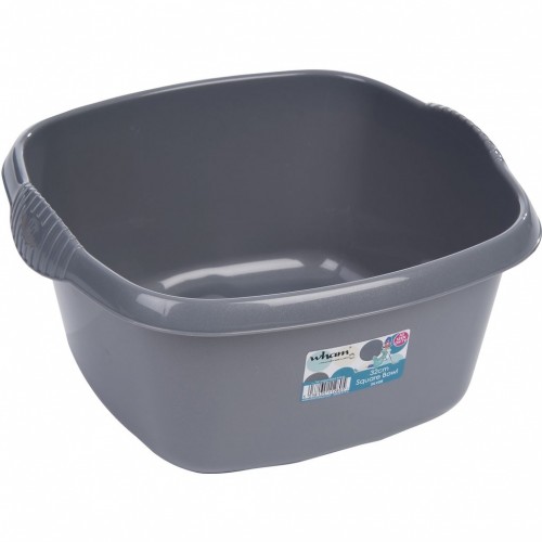 WHAM umývadlo štvorec 32cm 9l strieborné 11280 WHAM umývadlo štvorec 32cm 9l strieborné 11280