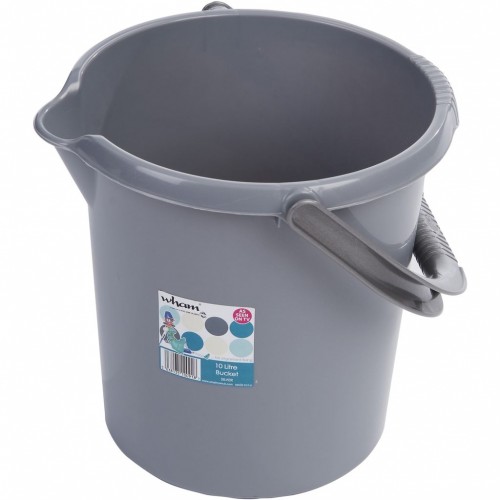WHAM 11580 vedro s výlevkou 10l strieborné 42000072